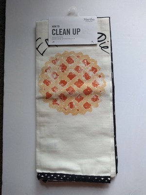 Martha Stewart Kitchen Towel Set Thanksgiving Pumpkin Pie New Free