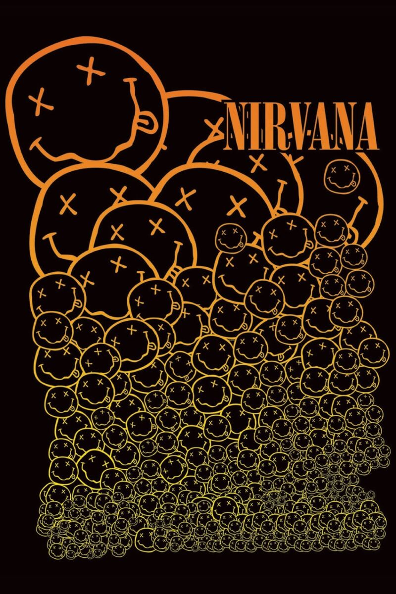 超レア 非売品 NIRVANA LIVE AT REDDING ポスター｜ホビー・楽器・アート
