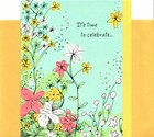 Happy Birthday Colorful Botanical Garden Gardens Theme Hallmark Greeting Card