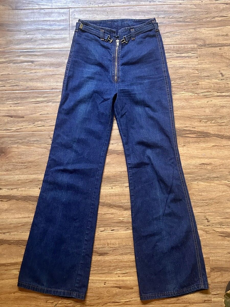 パンツ 70s Vintage baggy flare denim pants Vintage 70's Rag City Blues Los Angeles Flare Jeans 25