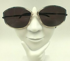 Vintage Silhouette SPX M1861 6061 Blue Oval Sunglasses Austria FRAMES ONLY