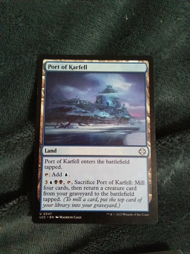 Port of Karfell MTG Magic the Gathering Card NM Near Mint Lost Caverns LCC