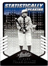 2022 Panini Absolute Statistically Speaking Frank Chance Chicago Cubs #SS-2