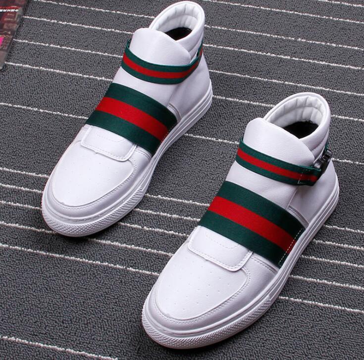 Scarpe casual da uomo New uomo Pointy Toe Pull On High Top Multi Sneakers Casual Shoes Breathable Pumps Scarpe casual da uomo New uomo Pointy Toe Pull On High Top Multi Sneakers Casual Shoes Breathable Pumps