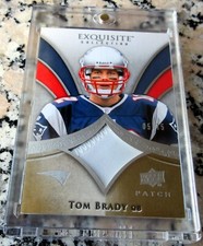 TOM BRADY 2009 Exquisite SP 05/75 Game Worn Jersey Patch Patriots RARE GOAT🔥🔥$