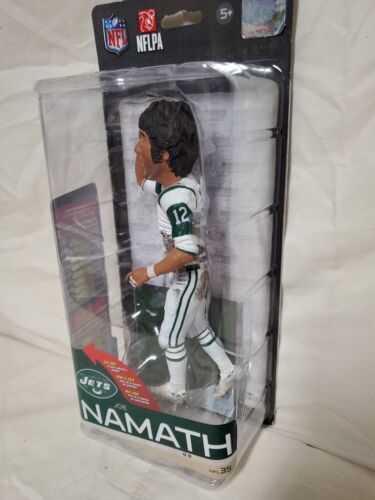 MCFARLANE NFL New York Jets Series 35 Joe Namath CL Big Head Figure #1550/2000 - Picture 3 of 6