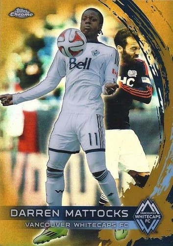 2014 Topps cromado Major League Soccer - base oro paralelo/50 - elige (#77-#95) - Imagen 5 de 24
