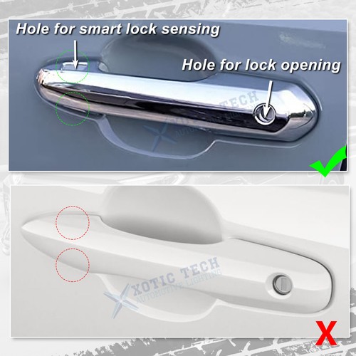 Glossy Black Exterior Door Handle Bowl Molding Cover For Toyota Rav4 2019-2025 - Picture 2 of 12