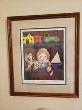 John Evans Painting, 'Capt Drew' Signed