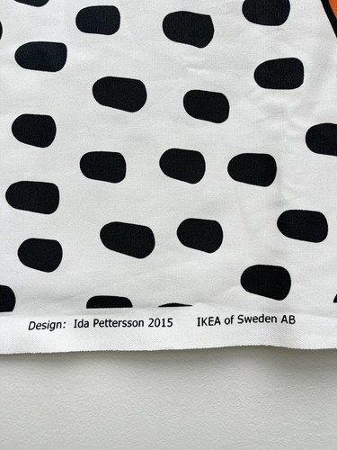 Ikea Orangelilja Fabric Orange Slices Ida Pettersson 2015 Rare - Picture 3 of 5