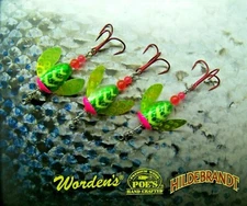 SPIN N GLO LOT 3 SPINNER LURE TROUT SALMON STEELHEAD ALASKA AUSTRALIA WORDEN'S