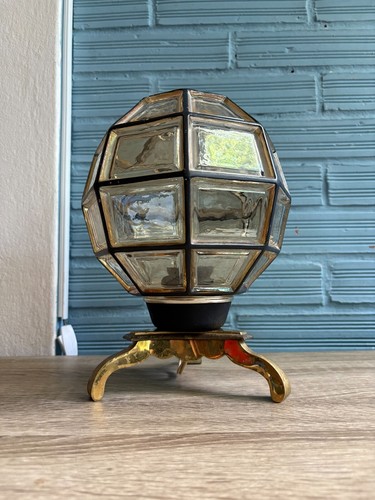 Vintage Table Space Age Planet Lamp Atomic Design Light Mid Century Desk Ufo - Picture 13 of 21