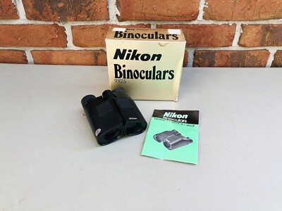 0419　Nikon ニコン　双眼鏡 8×25 5.6° BINOCULARS NIKON 9x25 Travelite 5.6° Compact Black Binoculars with Case. Good