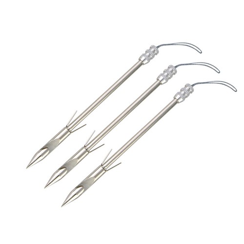 6 Stück Bogenfischen Schleuder Darts Angeln Pfeilspitzen Jagd Tasche Edelstahl - Picture 11 of 12