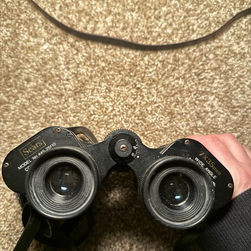 Sears 445.25110 Coated Optics Wide Angle Binoculars 7x35mm 500ft at 1000 yards - Picture 7 of 8