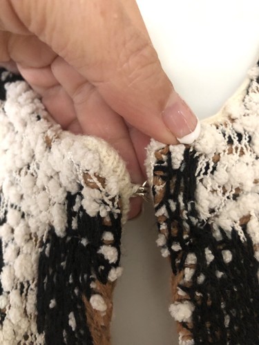 Solitaire by Ravi Khosla Sweater Cardigan Long Duster Leopard Print Size Small - Picture 9 of 10