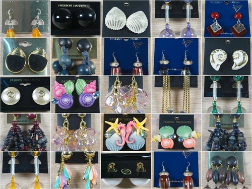 Modeschmuck, Modeohrringe, Klippohringe, Ohrringe, Stecker - Bild 1 von 59