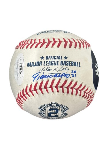 Derek Jeter Firmado Autografiado OML Béisbol Pintado a Mano 1/1 Yankees JSA LOA - Imagen 5 de 8
