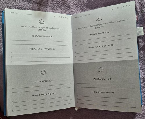 Gratitude Journal 5 minutes a day to develop gratitude mindfulness productivity - Picture 2 of 3