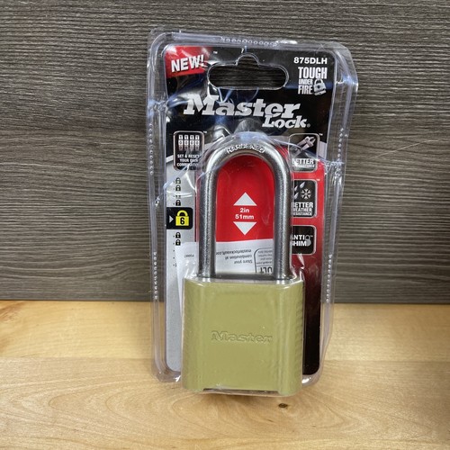 Master Lock 875DLH Tough Under Fire Combination Lock New 71649204159 eBay