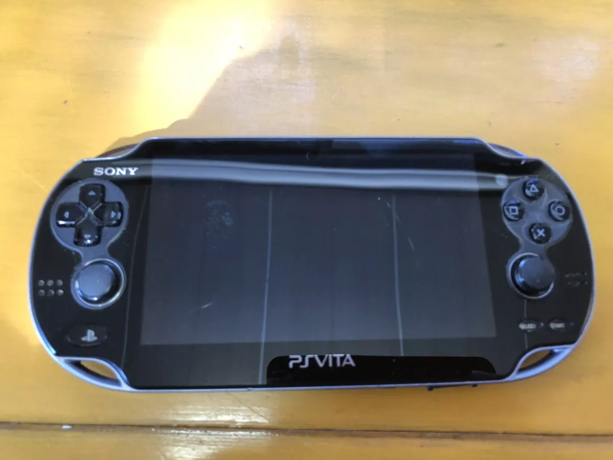 Playstation vita 3G / Wi-Fi model OLED CRISTAL BLACK PCH-1100 AA01 Console  Only