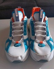 Size 10- Nike AIR MAX 270 FUTURA White Total Orange Blue Heron AO1569-100 MEN'S 