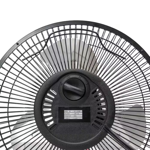 9 in. 3-Speed High Velocity Floor Fan in Black With Wall Mount Bracket - Picture 8 of 8