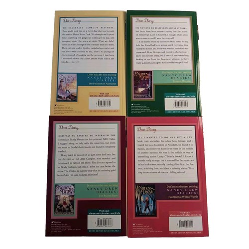 Nancy Drew Diaries Set of 4 Paperback Books Carolyn Keene, NEW - Picture 2 of 6