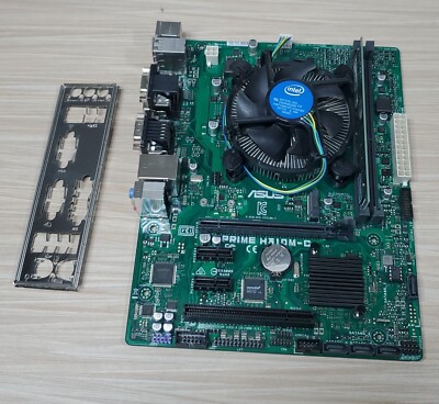 Asus Prime H310M-C MicroATX Motherboard Intel I/O Shield i5