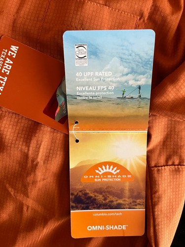 Camicia Texas Longhorns UT Columbia PFG uomo taglia XL pesca ventilata Tamiami nuova - Foto 11 di 11