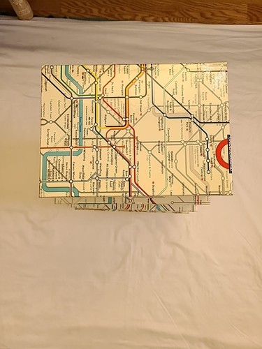 London Underground Tube Map Set of 4 Nesting Boxes 8x10, 8.5x11.5, 9x12, 9.5x13 - Picture 2 of 6