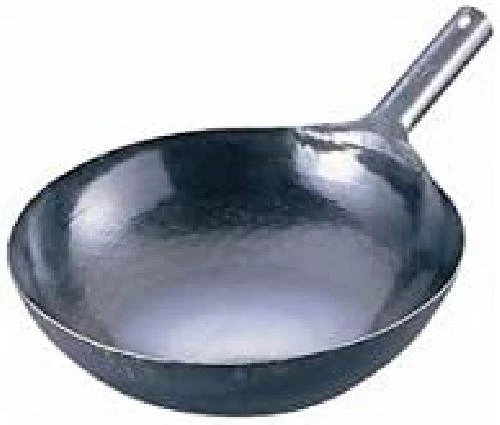 YAMADA Chinese Hammered Iron Wok 36cm 1.2mm thick ATY9136 From Japan