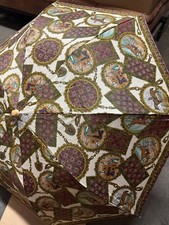 Ombrello telescopico equitazione stile vintage fiorentina con coperchio - cavallo