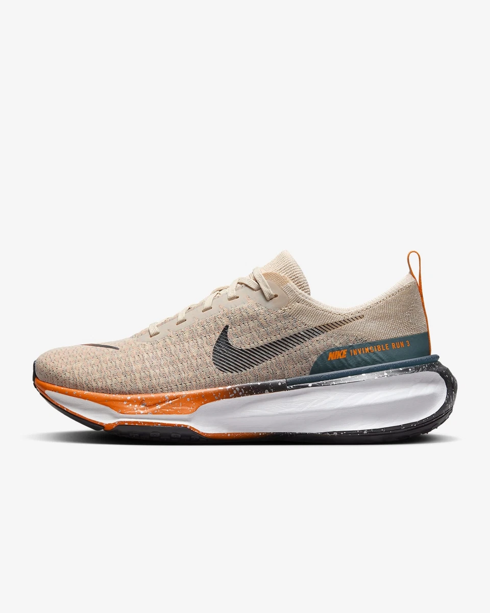 Nike Invincible Run 3 Oatmeal Safety Oran Men s Trainers Limited Stock All Sizes