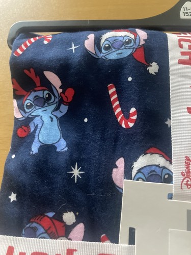 DISNEY LILO & STITCH NIÑAS FESTIVO NAVIDAD BASTÓN CARAMELO PIJAMA 11-12 AÑOS NUEVO CON ETIQUETAS - Imagen 6 de 12