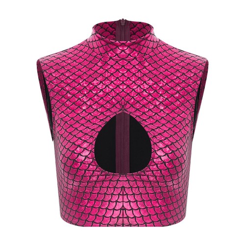 Women's Tank Tops Sleeveless T-shirt Club Crop Top Cut Out Blouse Summer Vest - Bild 35 von 49