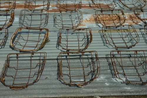 TRIUMPH SPITFIRE SEAT BOTTOM BASKETS (SEAT FRAME, CUSHION SUPPORT) , PAIR, READ - Picture 3 of 4