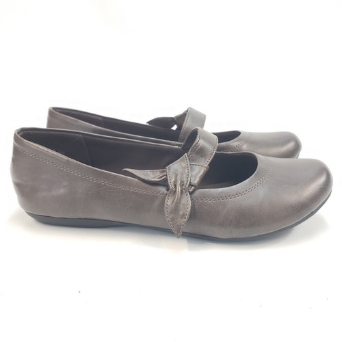 Lower East Side Women's Ballet Flats Size 7 Brown Shoes Faux Leather  - Picture 5 of 9