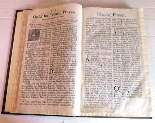 1724 BOOK OF COMMON PRAYER and WHOLE BOOK OF PSALMS printed by Susanna Collins - Picture 12 of 12