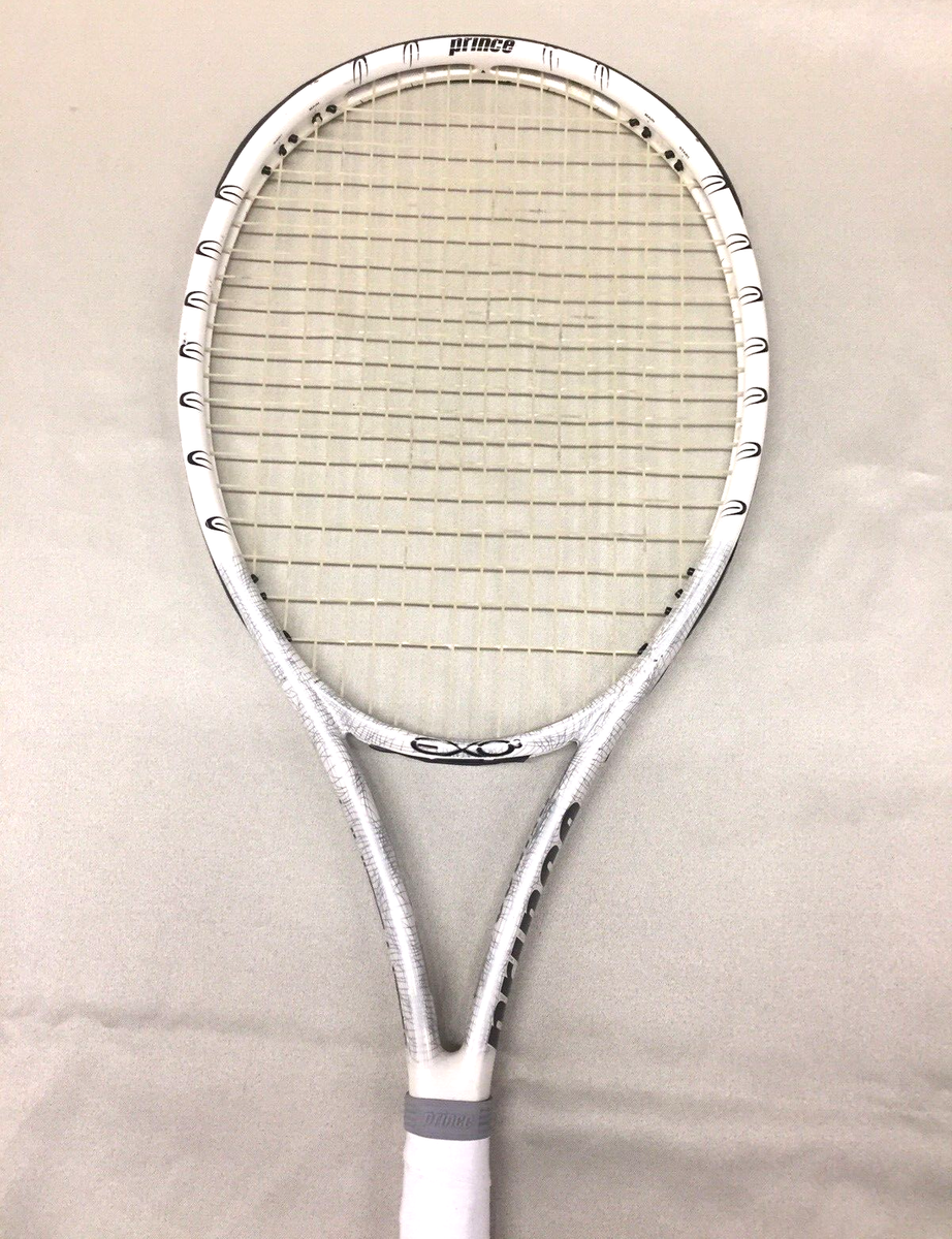 Prince EXO 3 White Lite 100 Sq. In. - w/ Bag - Grip: 4 1/4