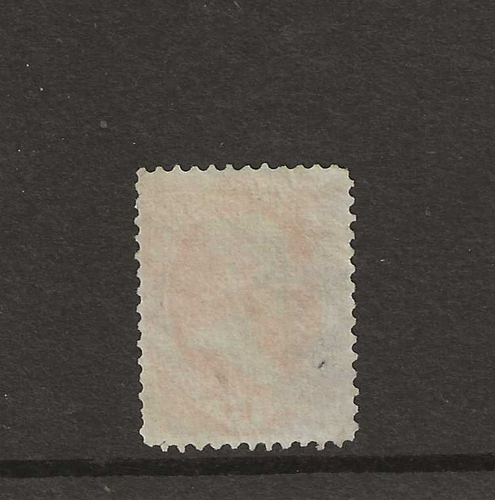 US Scott #163 used yellow orange 15c Webster 1873 Bank Note, secret mark f/vf - Picture 2 of 2