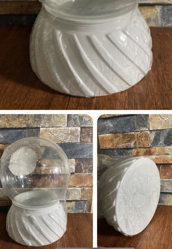 Fill Your Own Snow Globe DIY Bullseye Playground 2021 Christmas White NEW 13” - Imagen 2 de 3