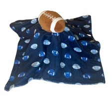 CARTER S Football Navy Blue Security Blanket Lovey Tan Ball Baby Sports 2016