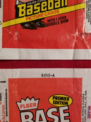 ⚾10 Lot TOPPS/Fleer Baseball Wax Wrappers⚾1977 77Clo 1978 79 80 81 82 81Fa+b 82F - Picture 6 of 12
