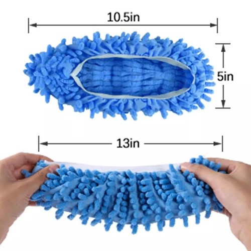 Mop Slippers Shoes 5 Pairs (10 Pieces) - Microfiber Cleaning House Mop Slippers - Picture 3 of 6
