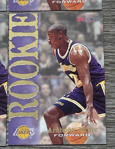 Anthony Miller Rookie RC Card Lot 1995-96 NBA Hoops #340 Lot of 6 Lakers - Bild 3 von 13