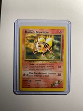 Pokemon Gym Hero Blaine's Growlithe (35/132) Near Mint/Mint