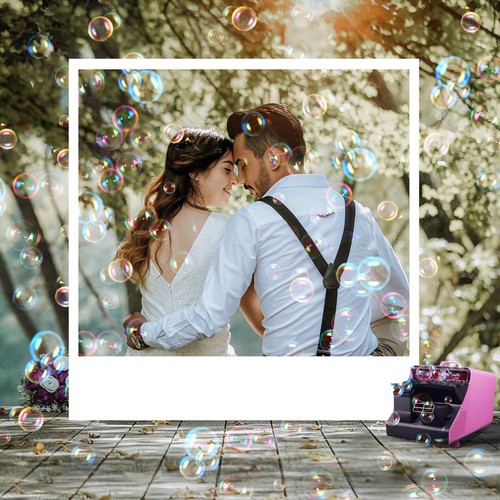 Automatic Bubble Machine Maker High Output Auto Blower DJ Party Stage Wedding US - Picture 12 of 14