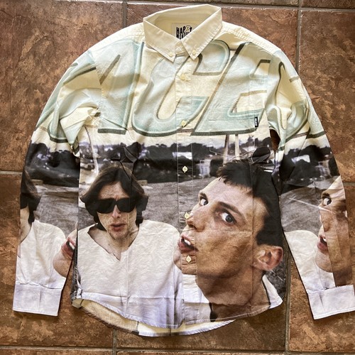 Palace Skateboards Happy Mondays Step On Button Down Shirt Britpop Madchester 