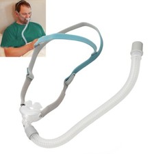 Sleeping Auxiliary Nasal Pillow Pad with Headgear Including Headgear Frame Tube
